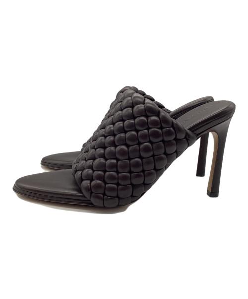 BOTTEGA VENETA（ボッテガベネタ）BOTTEGA VENETA (ボッテガベネタ) レザーサンダル ブラウン サイズ:SIZE 38の古着・服飾アイテム