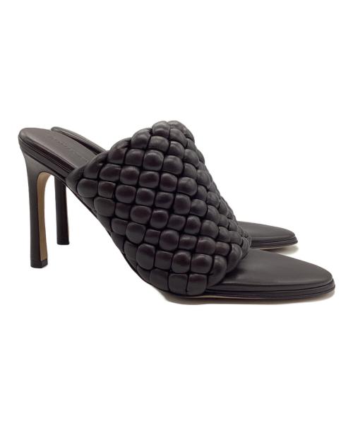 BOTTEGA VENETA（ボッテガベネタ）BOTTEGA VENETA (ボッテガベネタ) レザーサンダル ブラウン サイズ:SIZE 38の古着・服飾アイテム