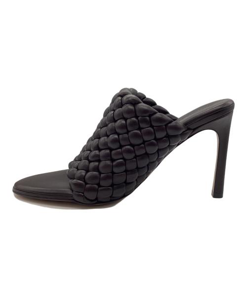 BOTTEGA VENETA（ボッテガベネタ）BOTTEGA VENETA (ボッテガベネタ) レザーサンダル ブラウン サイズ:SIZE 38の古着・服飾アイテム