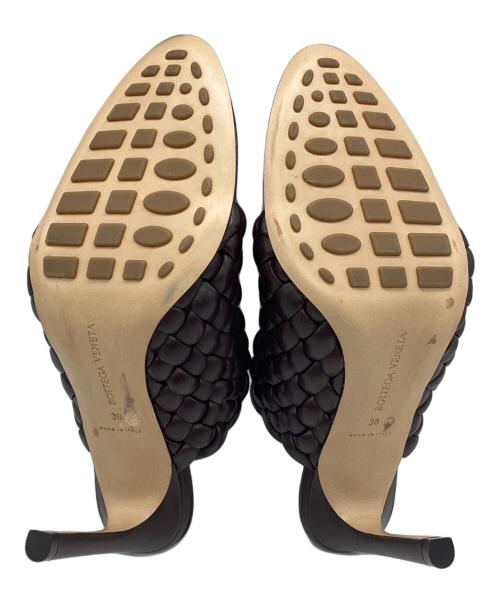 BOTTEGA VENETA（ボッテガベネタ）BOTTEGA VENETA (ボッテガベネタ) レザーサンダル ブラウン サイズ:SIZE 38の古着・服飾アイテム