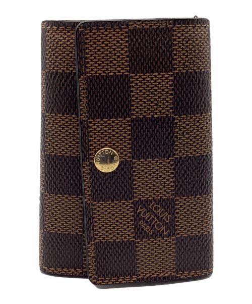 LOUIS VUITTON（ルイ ヴィトン）LOUIS VUITTON (ルイ ヴィトン) キーケース ミュルティクレ6 ダミエ ブラウンの古着・服飾アイテム