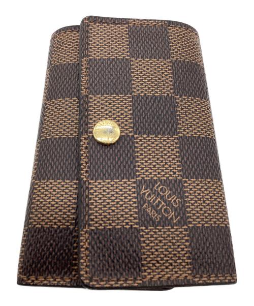 LOUIS VUITTON（ルイ ヴィトン）LOUIS VUITTON (ルイ ヴィトン) キーケース ミュルティクレ6 ダミエ ブラウンの古着・服飾アイテム