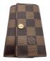 中古・古着 LOUIS VUITTON (ルイ ヴィトン) キーケース ミュルティクレ6 ダミエ ブラウン：6000円