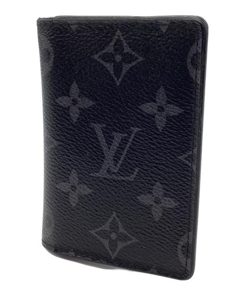 LOUIS VUITTON（ルイ ヴィトン）LOUIS VUITTON (ルイ ヴィトン) カードケース オーガナイザー・エクリプス ブラックの古着・服飾アイテム