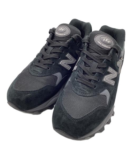 NEW BALANCE（ニューバランス）NEW BALANCE (ニューバランス) ローカットスニーカー 580 Gore-Tex Black Magnet ブラック サイズ:SIZE 24.5cmの古着・服飾アイテム