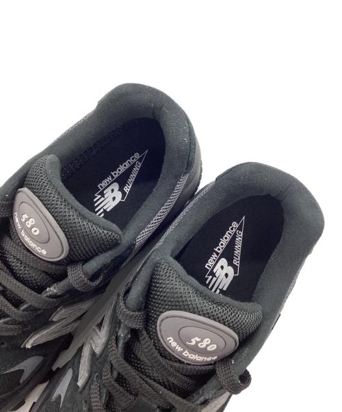 NEW BALANCE（ニューバランス）NEW BALANCE (ニューバランス) ローカットスニーカー 580 Gore-Tex Black Magnet ブラック サイズ:SIZE 24.5cmの古着・服飾アイテム