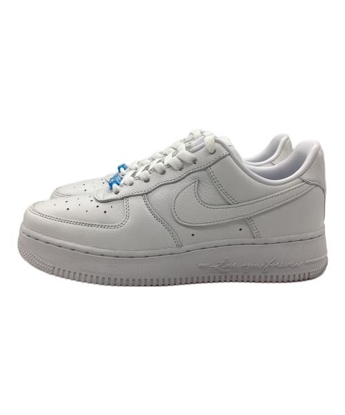 NIKE（ナイキ）NIKE (ナイキ) Drake NOCTA (ドレイク ノクタ) AIR FORCE 1 LOW SP WHITE/WHITE-WHITE-COBALT TINT ホワイト サイズ:SIZE 25cmの古着・服飾アイテム