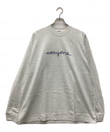 everyone j.300（-）の古着「長袖カットソー」｜ライトグレー