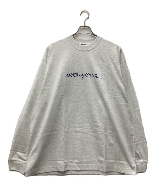 everyone j.300（-）everyone j.300 (-) 長袖カットソー ライトグレー サイズ:SIZE XL 未使用品の古着・服飾アイテム
