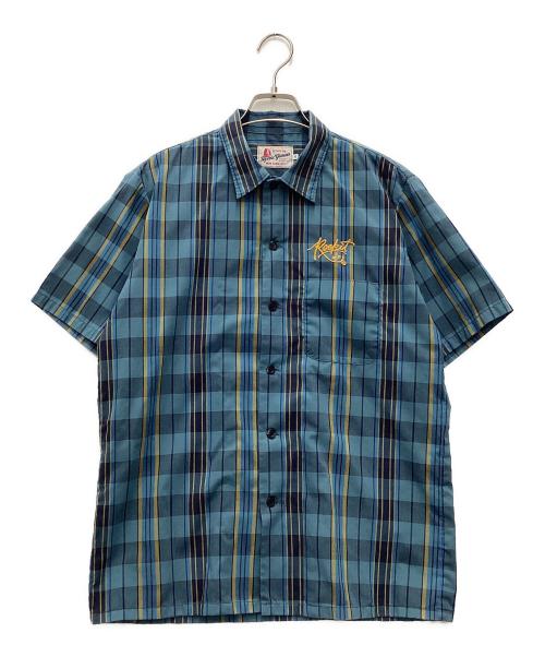 Hysteric Glamour（ヒステリックグラマー）Hysteric Glamour (ヒステリックグラマー) オープンカラーシャツ スカイブルー サイズ:SIZE Mの古着・服飾アイテム