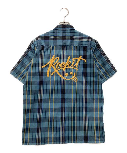 Hysteric Glamour（ヒステリックグラマー）Hysteric Glamour (ヒステリックグラマー) オープンカラーシャツ スカイブルー サイズ:SIZE Mの古着・服飾アイテム