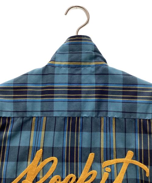 Hysteric Glamour（ヒステリックグラマー）Hysteric Glamour (ヒステリックグラマー) オープンカラーシャツ スカイブルー サイズ:SIZE Mの古着・服飾アイテム