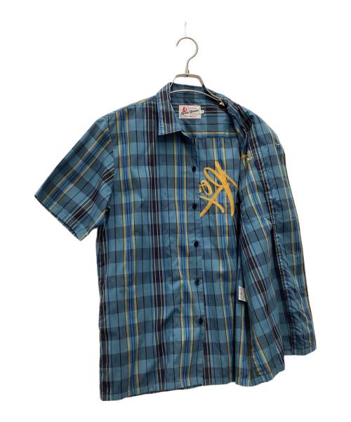 Hysteric Glamour（ヒステリックグラマー）Hysteric Glamour (ヒステリックグラマー) オープンカラーシャツ スカイブルー サイズ:SIZE Mの古着・服飾アイテム