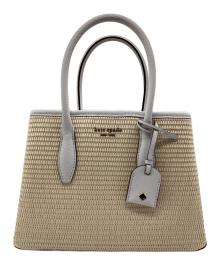 Kate Spade（ケイトスペード）の古着「ハンドバッグ」｜ベージュ×ホワイト