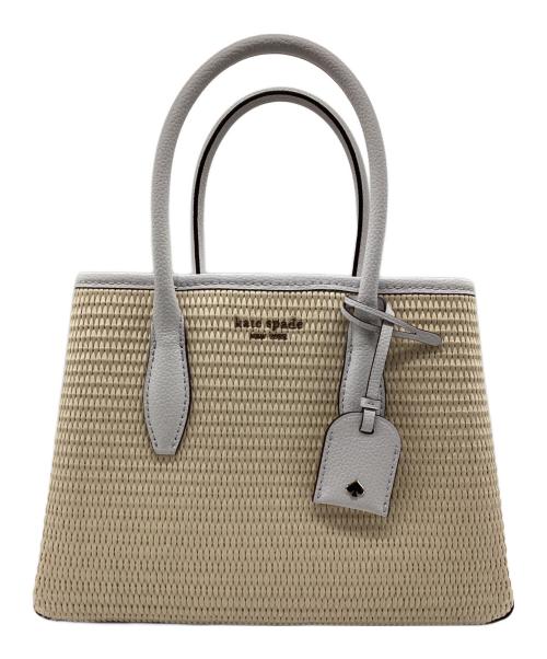 Kate Spade（ケイトスペード）Kate Spade (ケイトスペード) ハンドバッグ ベージュ×ホワイトの古着・服飾アイテム