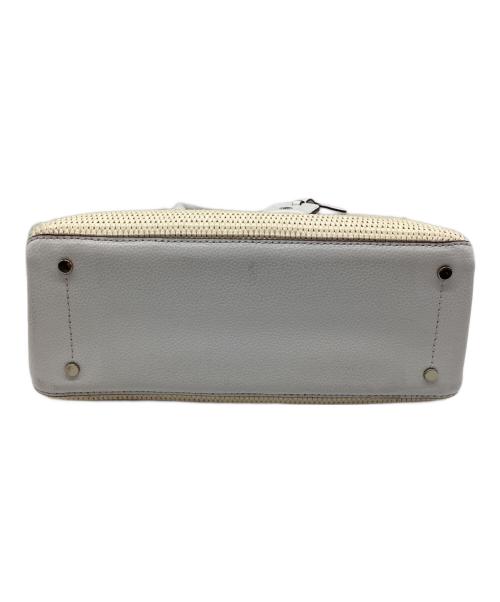 Kate Spade（ケイトスペード）Kate Spade (ケイトスペード) ハンドバッグ ベージュ×ホワイトの古着・服飾アイテム