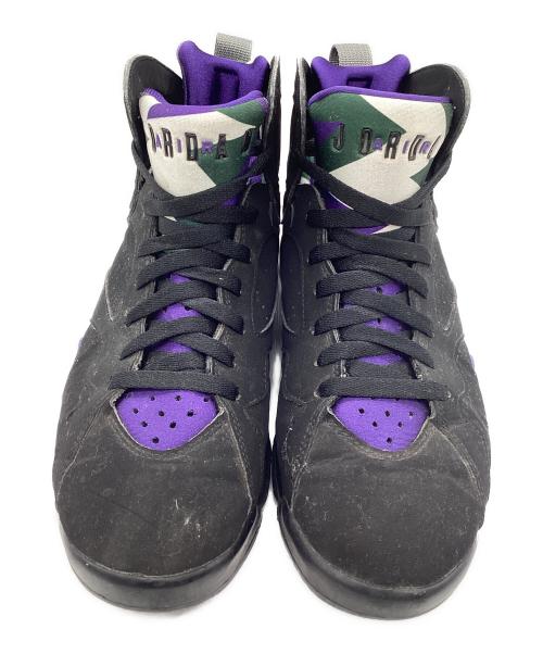 NIKE（ナイキ）NIKE (ナイキ) ハイカットスニーカー AIR JORDAN7 パープル×ブラック サイズ:SIZE 26.5cmの古着・服飾アイテム