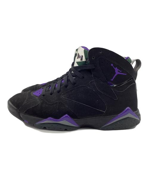 NIKE（ナイキ）NIKE (ナイキ) ハイカットスニーカー AIR JORDAN7 パープル×ブラック サイズ:SIZE 26.5cmの古着・服飾アイテム