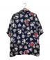 Palm Angels (パーム エンジェルス) 半袖シャツ bear in love bowling shirt ネイビー サイズ:SIZE 50：18000円