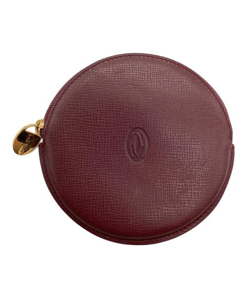 Cartier（カルティエ）Cartier (カルティエ) マストライン コインケース ワインレッドの古着・服飾アイテム
