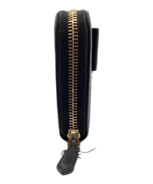 PRADA（プラダ）PRADA (プラダ) リボンウォレット 長財布 ブラックの古着・服飾アイテム