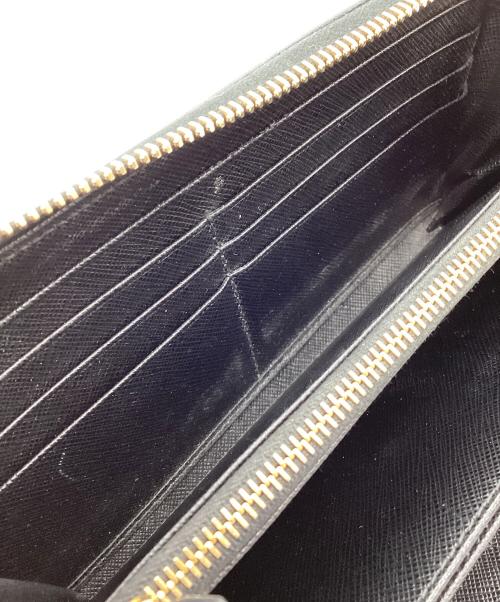 PRADA（プラダ）PRADA (プラダ) リボンウォレット 長財布 ブラックの古着・服飾アイテム