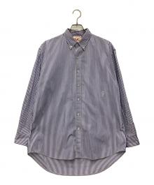 I Need You Baby×FREAK'S STORE（アイ ニード ユー ベイビー×フリークスストア）の古着「"9"Relax Fit Broad B.D shirt」｜スカイブルー×ホワイト