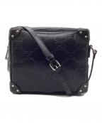 GUCCIグッチ）の古着「ショルダーバッグ GG」｜ブラック