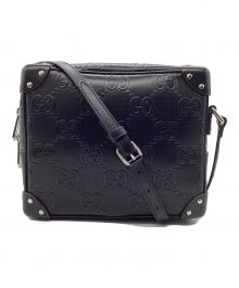 GUCCI（グッチ）の古着「ショルダーバッグ GG」｜ブラック