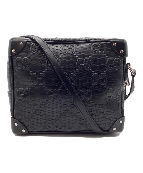 GUCCI（グッチ）GUCCI (グッチ) ショルダーバッグ GG ブラックの古着・服飾アイテム