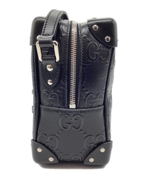 GUCCI（グッチ）GUCCI (グッチ) ショルダーバッグ GG ブラックの古着・服飾アイテム
