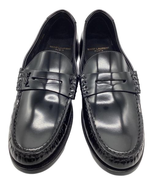 Saint Laurent Paris（サンローランパリ）Saint Laurent Paris (サンローランパリ) コインローファー ブラック サイズ:SIZE 38 1/2の古着・服飾アイテム