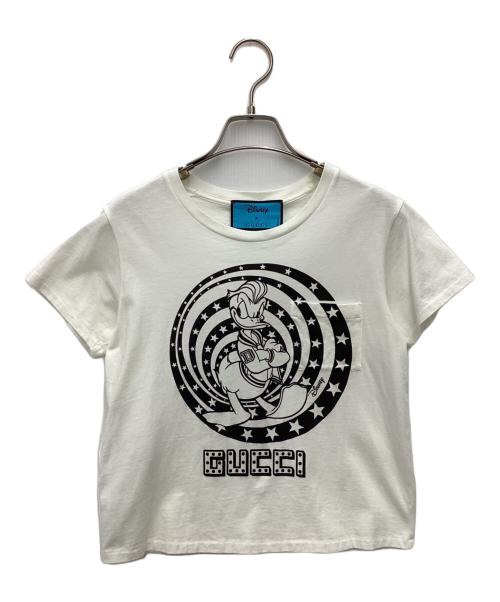 GUCCI×Disney（グッチ×ディズニー）GUCCI×Disney (グッチ×ディズニー) 半袖シャツ ホワイト サイズ:SIZE XSの古着・服飾アイテム
