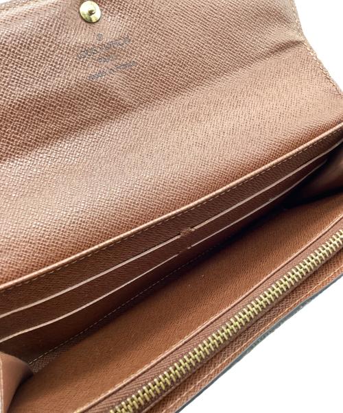 LOUIS VUITTON（ルイ ヴィトン）LOUIS VUITTON (ルイ ヴィトン) ポルト モネ クレディ 長財布 モノグラム ブラウンの古着・服飾アイテム
