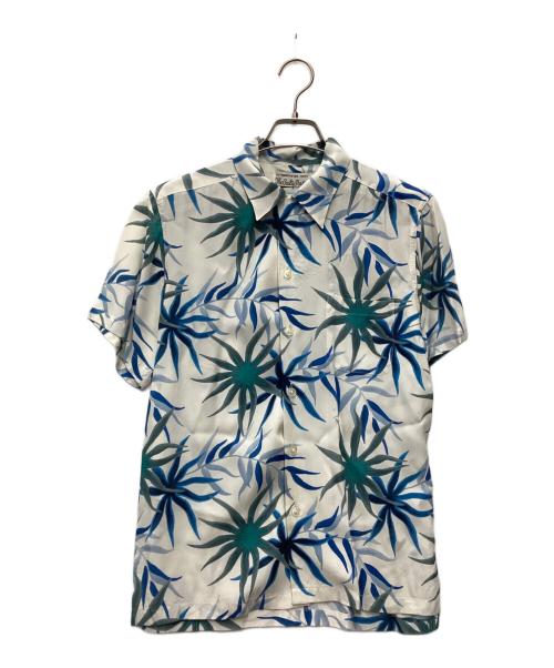 WACKO MARIA（ワコマリア）WACKO MARIA (ワコマリア) オープンカラーシャツ 16SS 伊勢丹 ホワイト×ブルー サイズ:SIZE Mの古着・服飾アイテム