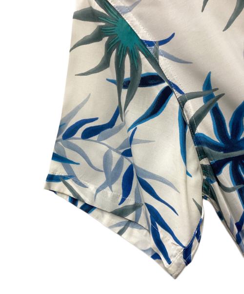 WACKO MARIA（ワコマリア）WACKO MARIA (ワコマリア) オープンカラーシャツ 16SS 伊勢丹 ホワイト×ブルー サイズ:SIZE Mの古着・服飾アイテム