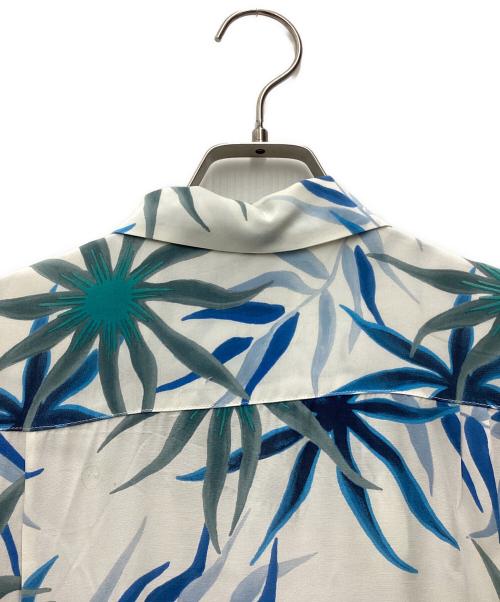 WACKO MARIA（ワコマリア）WACKO MARIA (ワコマリア) オープンカラーシャツ 16SS 伊勢丹 ホワイト×ブルー サイズ:SIZE Mの古着・服飾アイテム