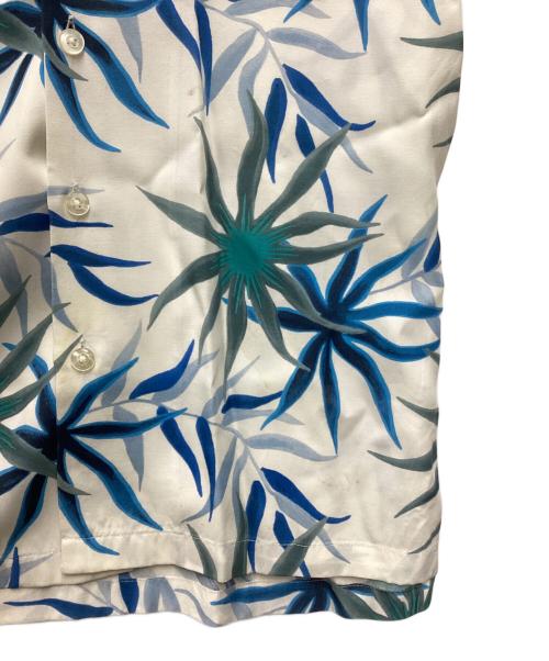 WACKO MARIA（ワコマリア）WACKO MARIA (ワコマリア) オープンカラーシャツ 16SS 伊勢丹 ホワイト×ブルー サイズ:SIZE Mの古着・服飾アイテム