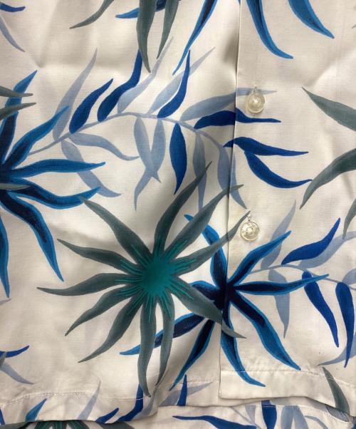 WACKO MARIA（ワコマリア）WACKO MARIA (ワコマリア) オープンカラーシャツ 16SS 伊勢丹 ホワイト×ブルー サイズ:SIZE Mの古着・服飾アイテム