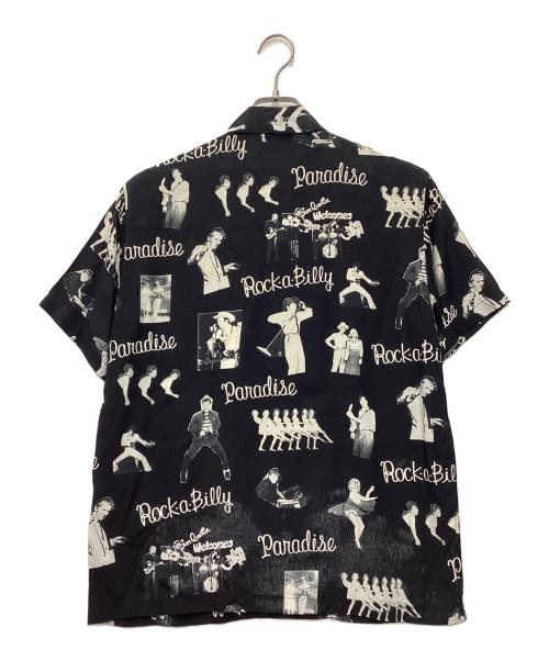 WACKO MARIA（ワコマリア）WACKO MARIA (ワコマリア) オープンカラーシャツ ブラック サイズ:SIZE Mの古着・服飾アイテム