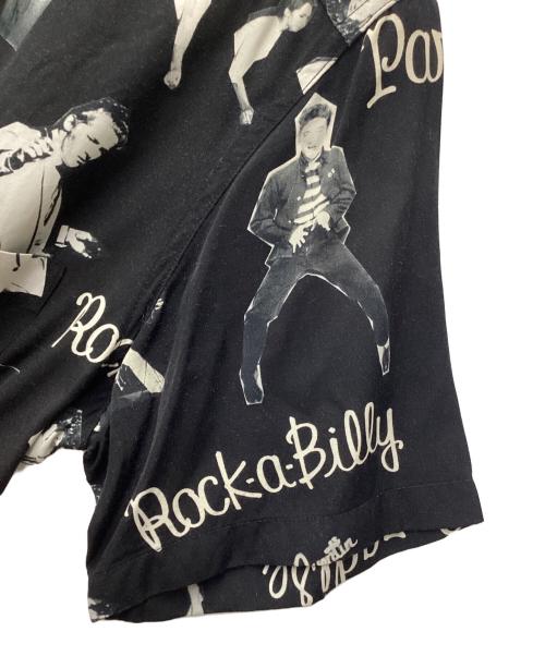 WACKO MARIA（ワコマリア）WACKO MARIA (ワコマリア) オープンカラーシャツ ブラック サイズ:SIZE Mの古着・服飾アイテム