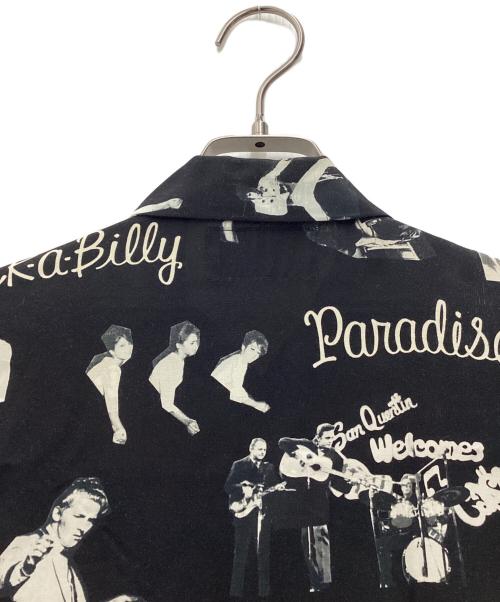 WACKO MARIA（ワコマリア）WACKO MARIA (ワコマリア) オープンカラーシャツ ブラック サイズ:SIZE Mの古着・服飾アイテム