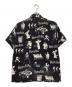 WACKO MARIA (ワコマリア) オープンカラーシャツ ブラック サイズ:SIZE M：13000円