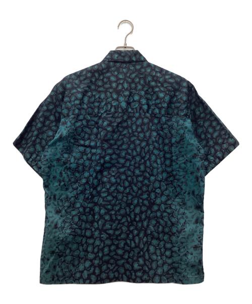 WTAPS（ダブルタップス）WTAPS (ダブルタップス) オープンカラーシャツ ブラック×グリーン サイズ:SIZE Mの古着・服飾アイテム