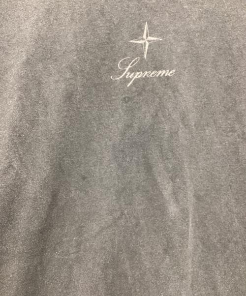 SUPREME（シュプリーム）Supreme (シュプリーム) STONE ISLAND (ストーンアイランド) 長袖カットソー 23AW ブラック サイズ:SIZE Lの古着・服飾アイテム