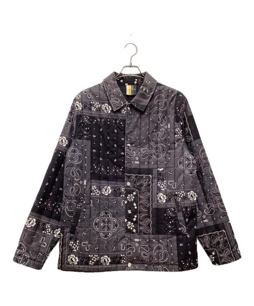 KITH（キス）KITH (キス) Carmine Coaches Jacket Stadium ダウンジャケット ブラック サイズ:SIZE Lの古着・服飾アイテム