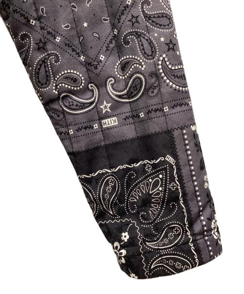 KITH（キス）KITH (キス) Carmine Coaches Jacket Stadium ダウンジャケット ブラック サイズ:SIZE Lの古着・服飾アイテム