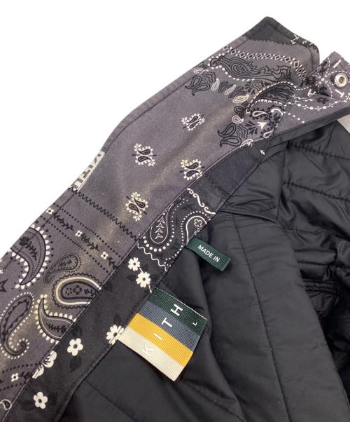 KITH（キス）KITH (キス) Carmine Coaches Jacket Stadium ダウンジャケット ブラック サイズ:SIZE Lの古着・服飾アイテム
