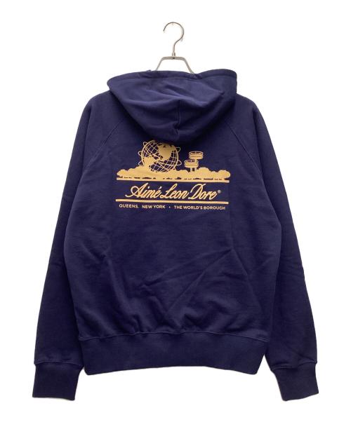 Aime Leon Dore（エメ レオン ドレ）Aime Leon Dore (エメ レオン ドレ) プルオーバーパーカー ネイビー サイズ:SIZE Lの古着・服飾アイテム