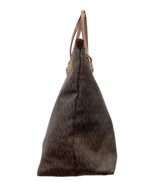 MICHAEL KORS（マイケル・コース）MICHAEL KORS (マイケル・コース) トートバッグ ブラウンの古着・服飾アイテム